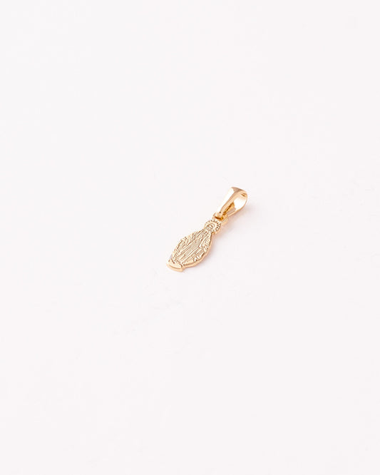 Dije Silueta Virgen Milagrosa - 5mm x 9mm