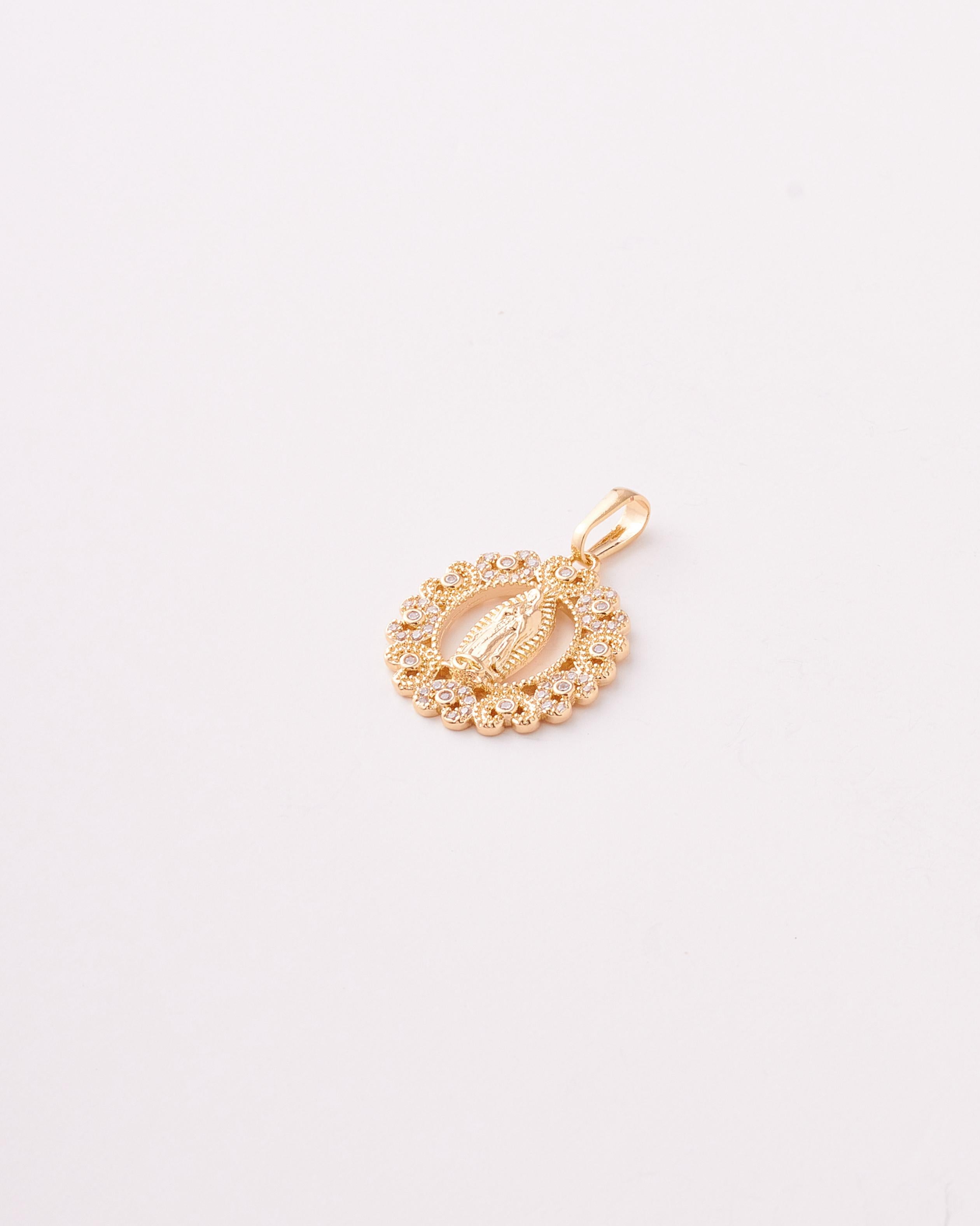 Dije Virgen De Guadalupe Diamantada Circones
