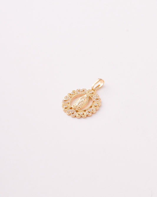Dije Virgen De Guadalupe Diamantada Circones