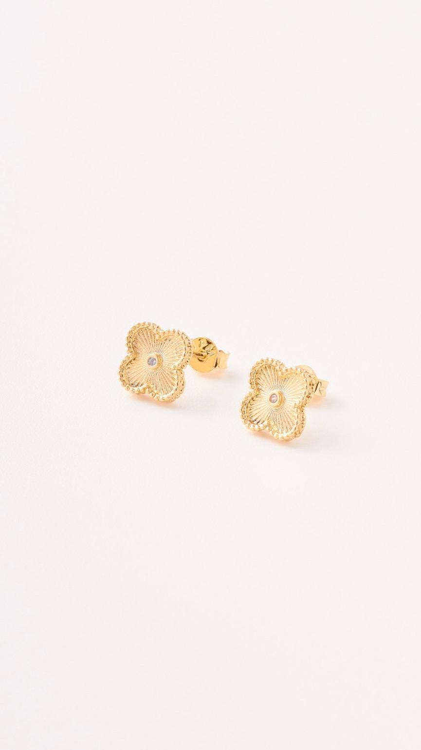 Topos Van Cleef Liso Mini Circón  - 12mm