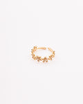 Anillo Corona Flores - Graduable