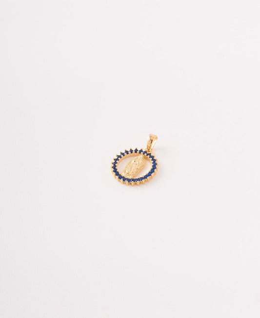 Dije Virgen Guadalupe Circones - 16mm x 24mm