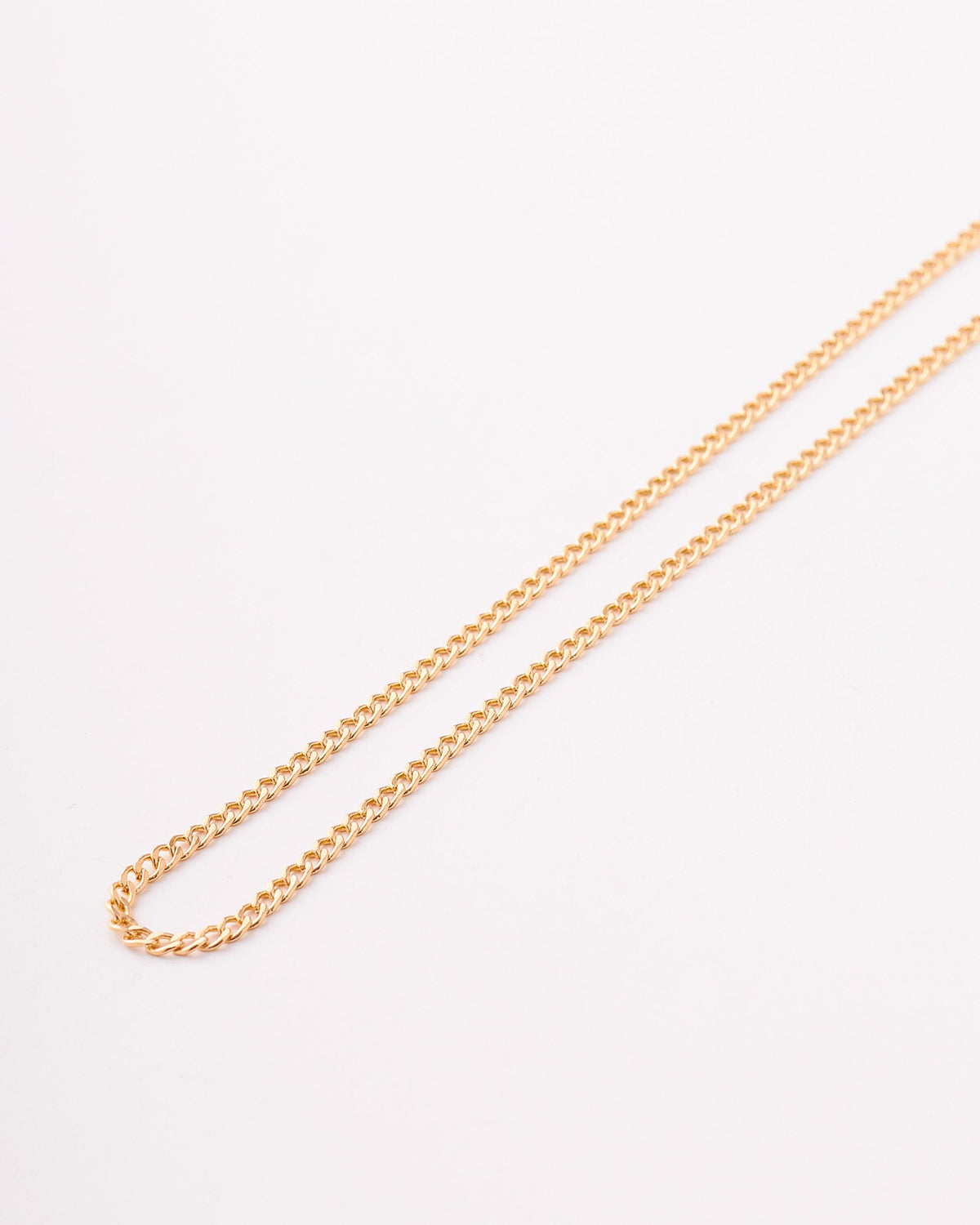 Cadena Cubana Plana - 50cm x 2mm