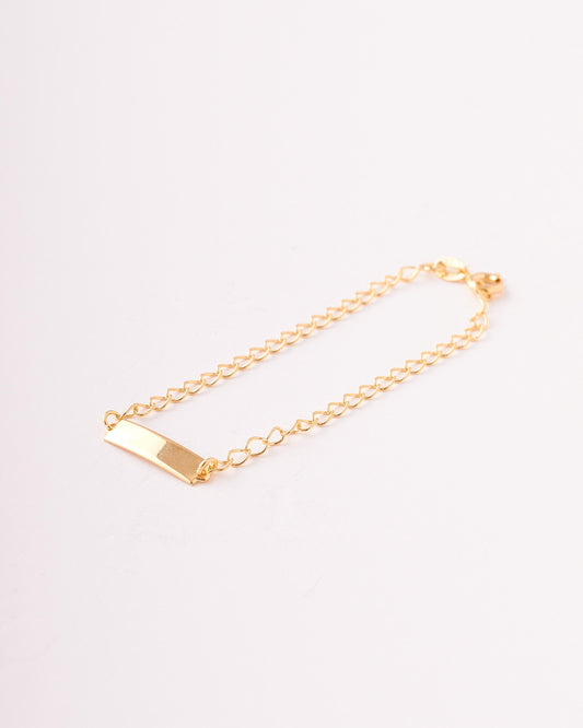 Pulsera Placa Cubana - 16cm x 2mm