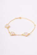 Pulsera 3 Trebol Imperial - 16cm + 5cm, 1mm