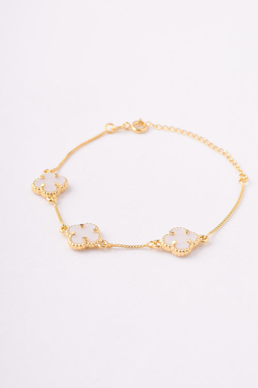 Pulsera 3 Trebol Imperial - 16cm + 5cm, 1mm