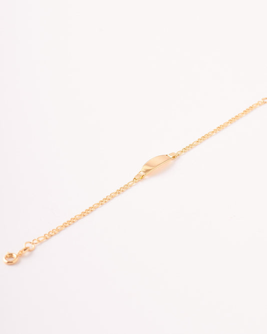 Pulsera Placa Tejido 3x1 - 16cm x 2mm