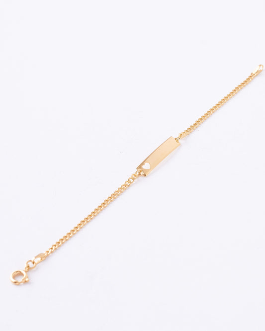 Pulsera Placa Cubana Love - 14cm x 1.5mm
