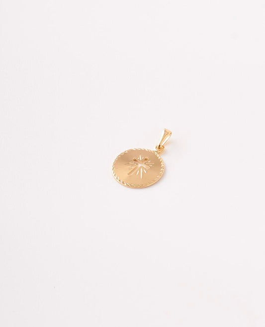 Dije Cruz Placa Diamantada - 17mm x 26mm