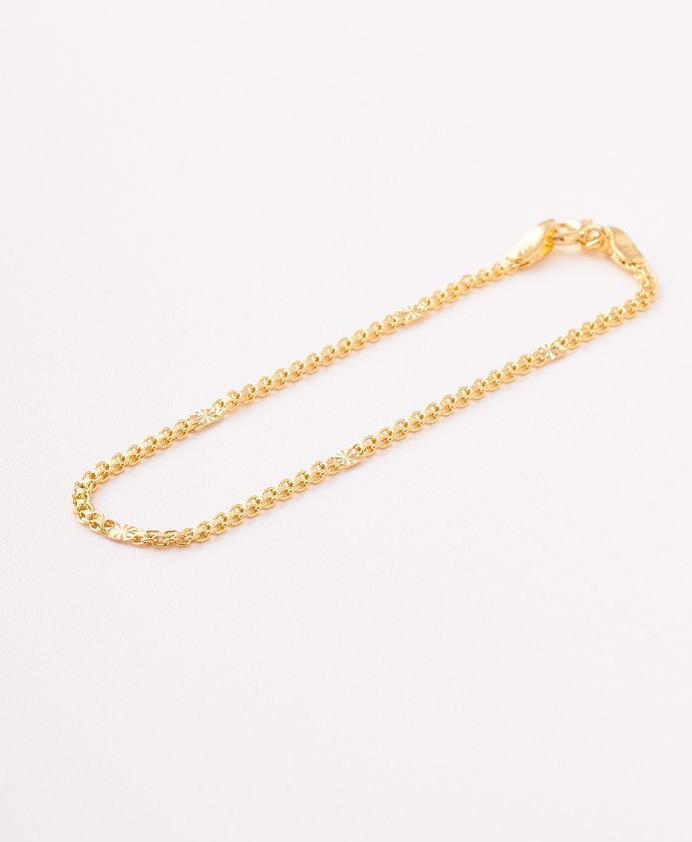 PULSERA TEJIDO CHINO DESTELLOS - 18CM, 3MM