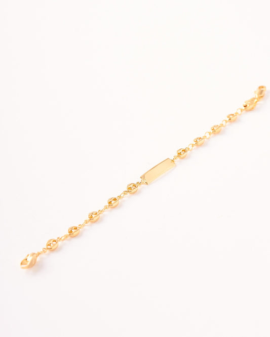 Pulsera Placa Greca - 14cm x 3mm