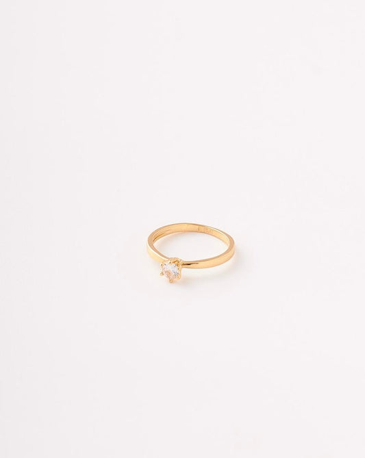 Anillo Liso Cristal