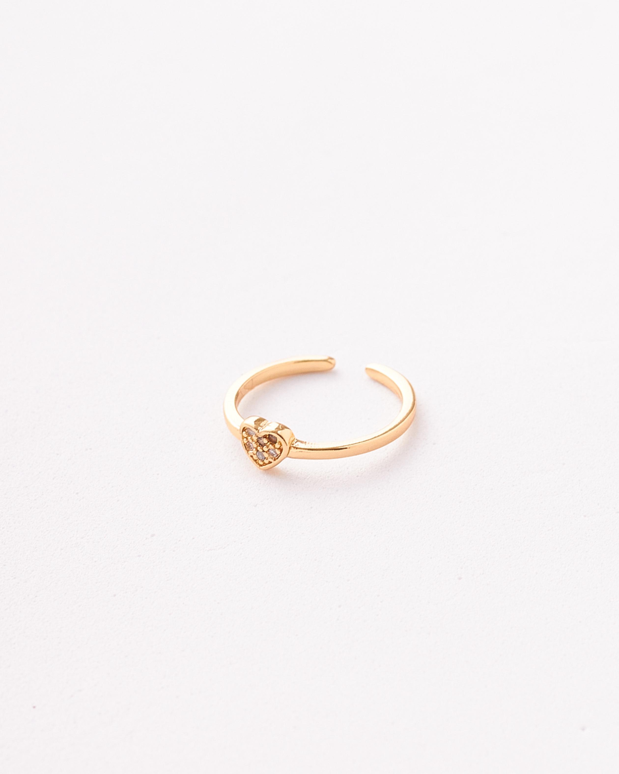 ANILLO GRADUABLE CORAZON MICRO-CIRCONES