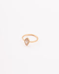Anillo Liso Semi Rombo