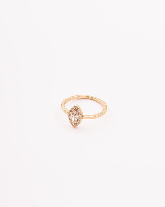 Anillo Liso Semi Rombo